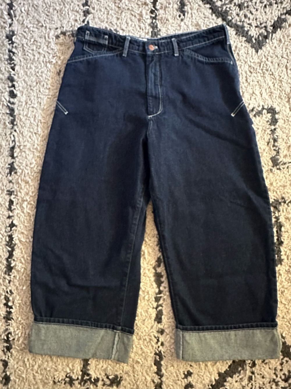 Pilcro Size 31 Cuffed Carpenter Jeans